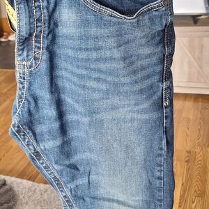 Wrangler Blue Straight Leg Jeans